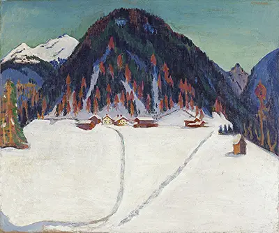 The Junkerboden under Snow Ernst Ludwig Kirchner